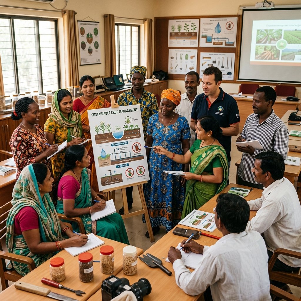 Agricultural training session